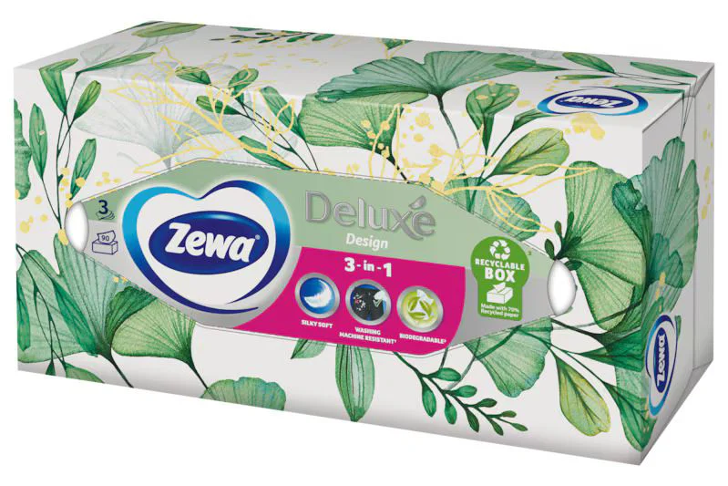 Servetele Zewa Deluxe 3 straturi, 90 buc. foto