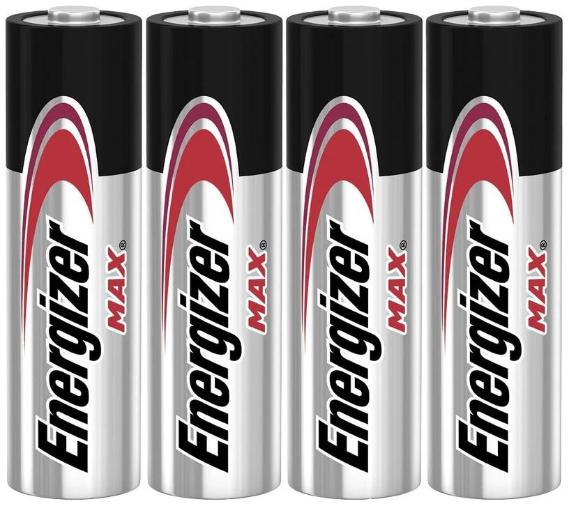 Baterii Energizer Max Alkaline MAX BP4, AA, 1.5 V, 4 buc. foto
