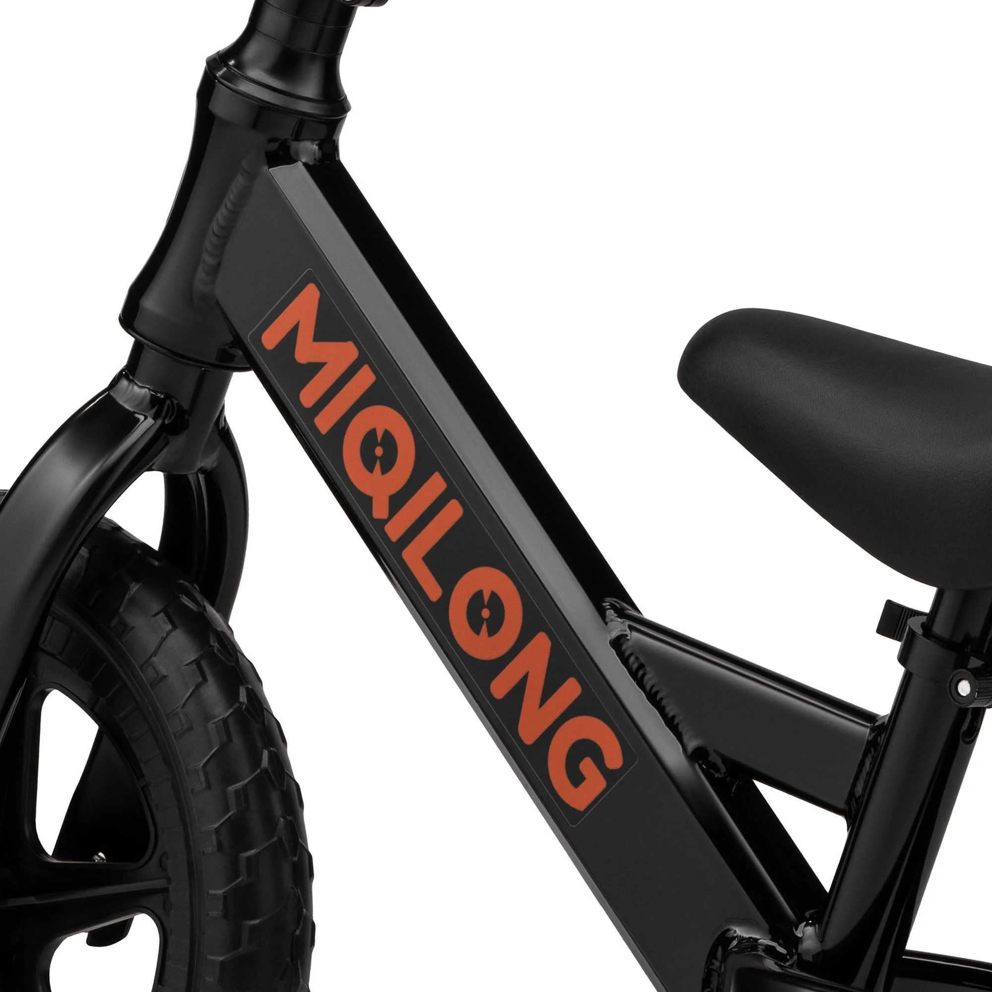 Bicicleta fara pedale Miqilong HP 12", Negru