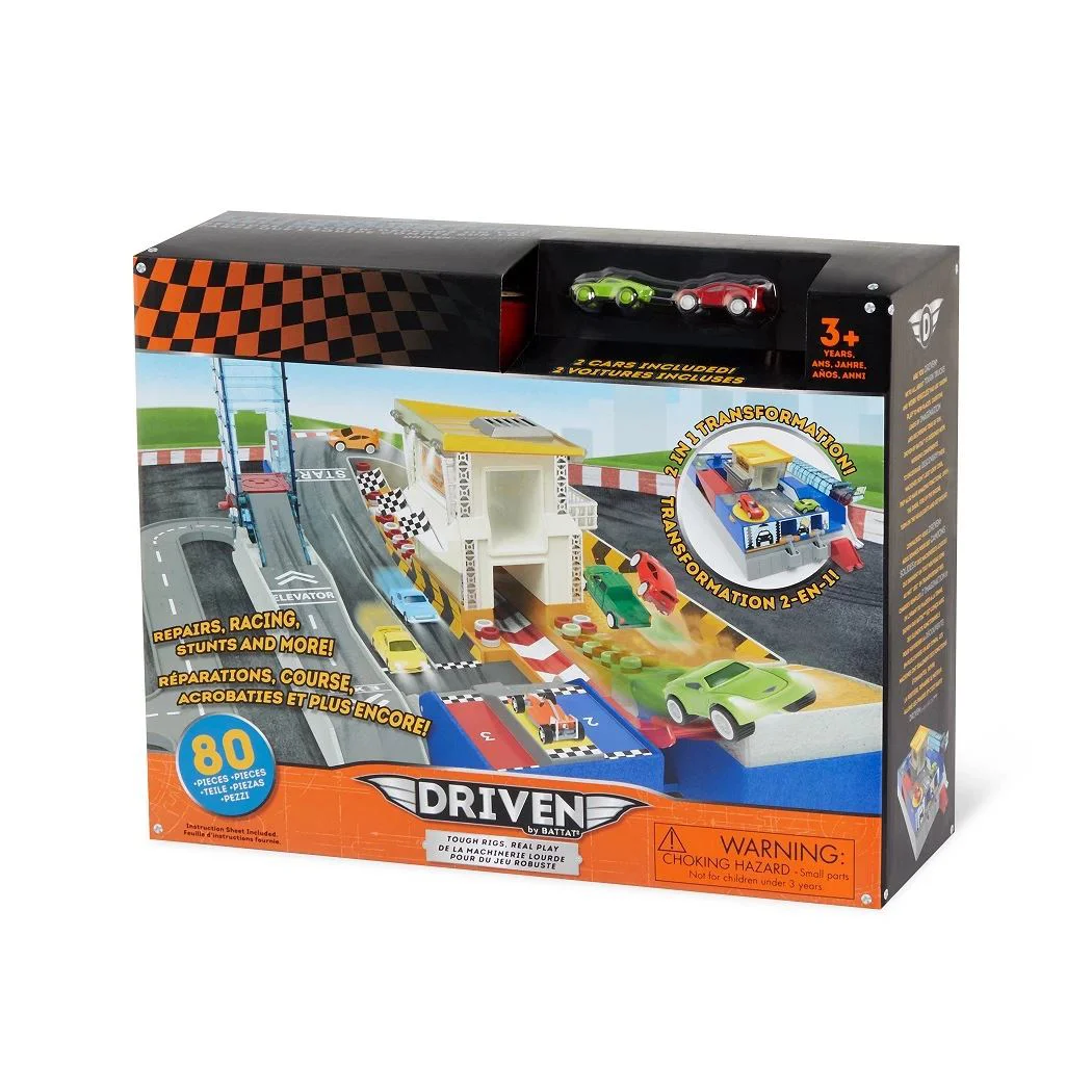 Set de joaca DRIVEN Pocket Series 2-in-1 Pista de curse, 80 el.