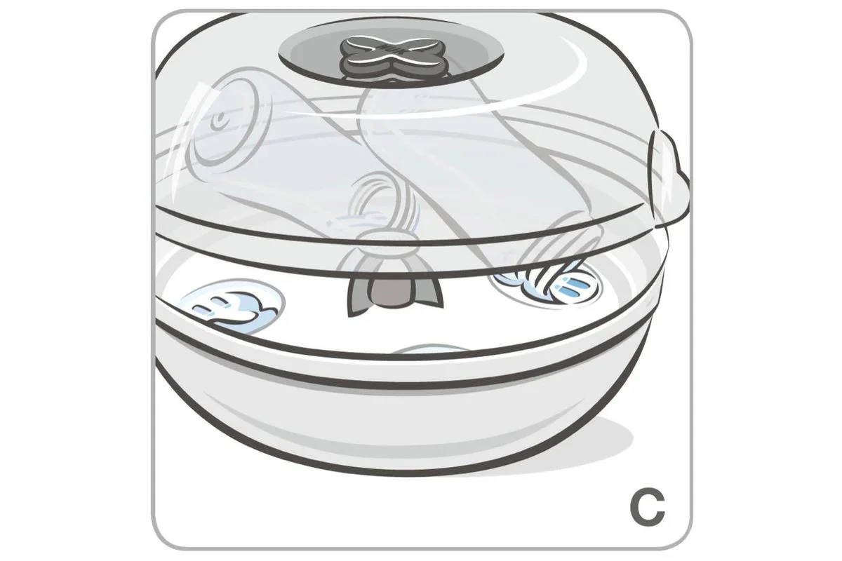 Sterilizator pentru microunde NUK foto