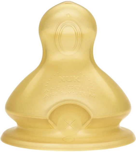 Соска из латекса NUK First Choice, поток для молока (0–6 мес.), 2 шт. foto