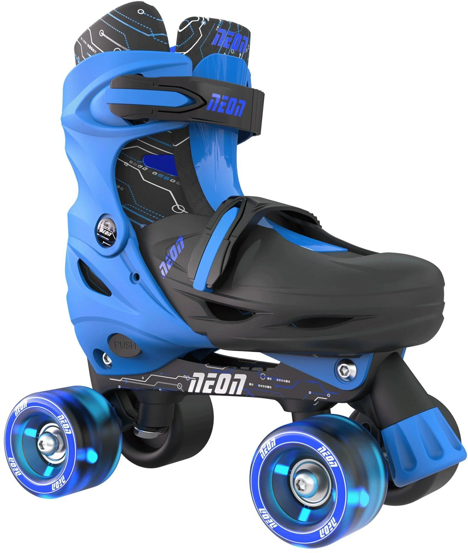 Patine cu rotile Neon Combo, 30-33, Albastru