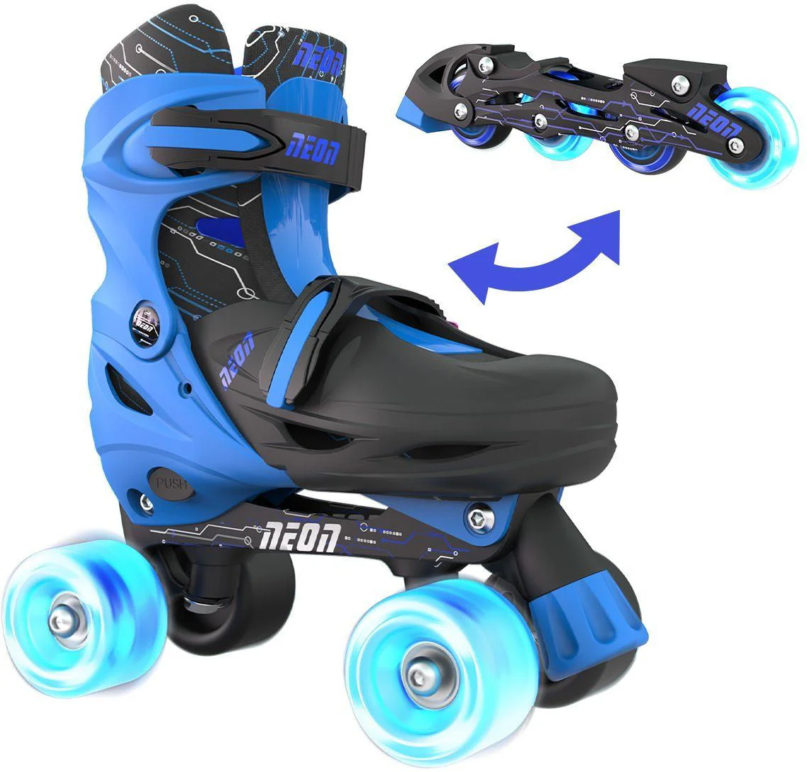 Patine cu rotile Neon Combo, 30-33, Albastru