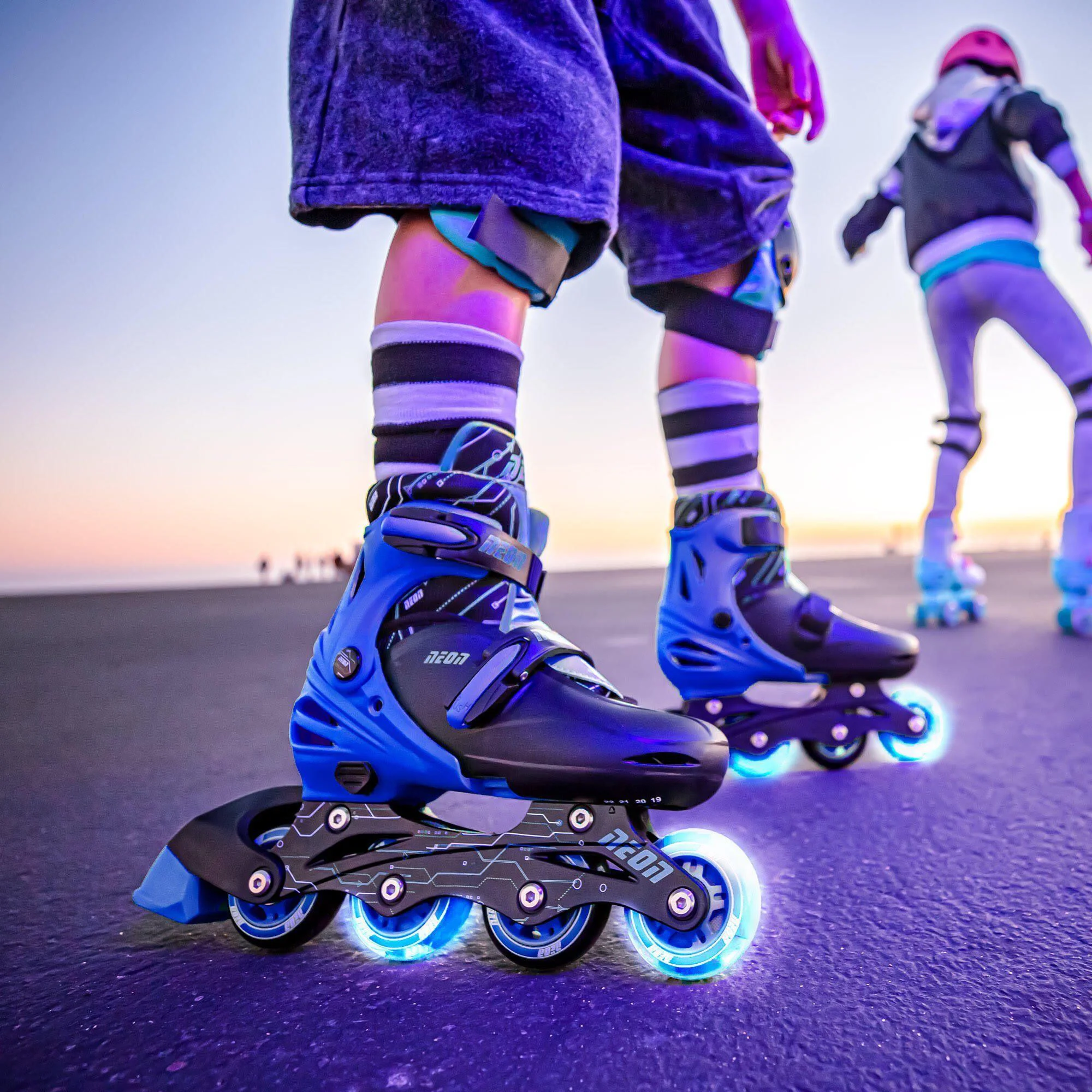 Patine cu rotile Neon Combo, 30-33, Albastru