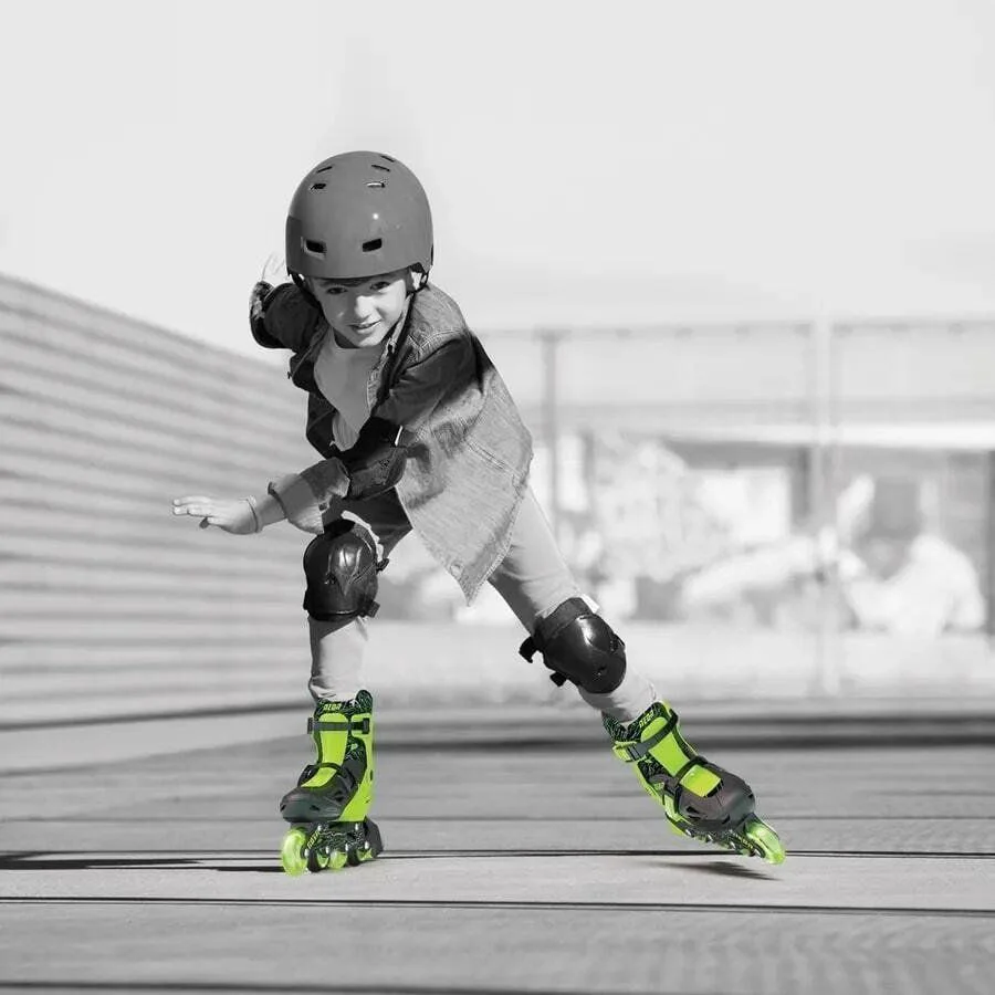 Patine cu rotile Neon Inline, 34-37, Verde