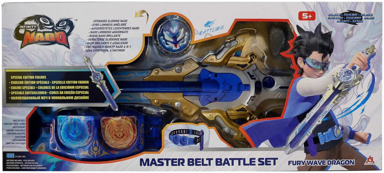 Игровой набор Infinity Nado VI Master Belt Battle Set – Дракон Яростной Волны