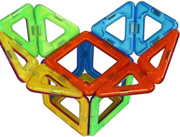Set de constructie magnetic Magplayer, 20 piese