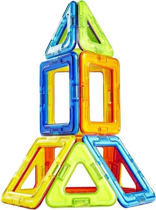Set de constructie magnetic Magplayer, 20 piese