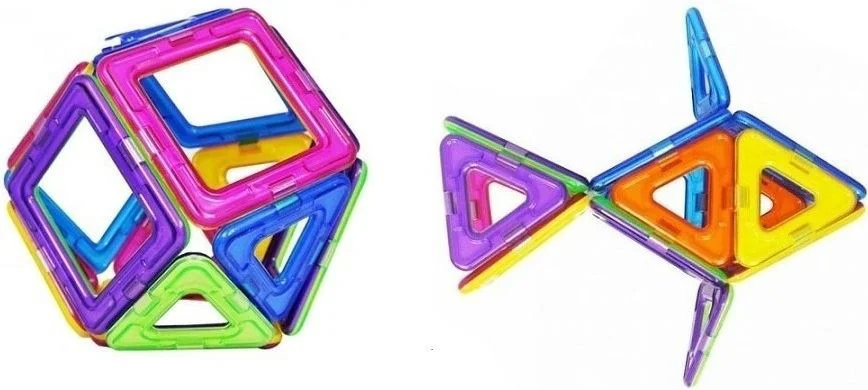 Set de constructie magnetic Magplayer, 20 piese