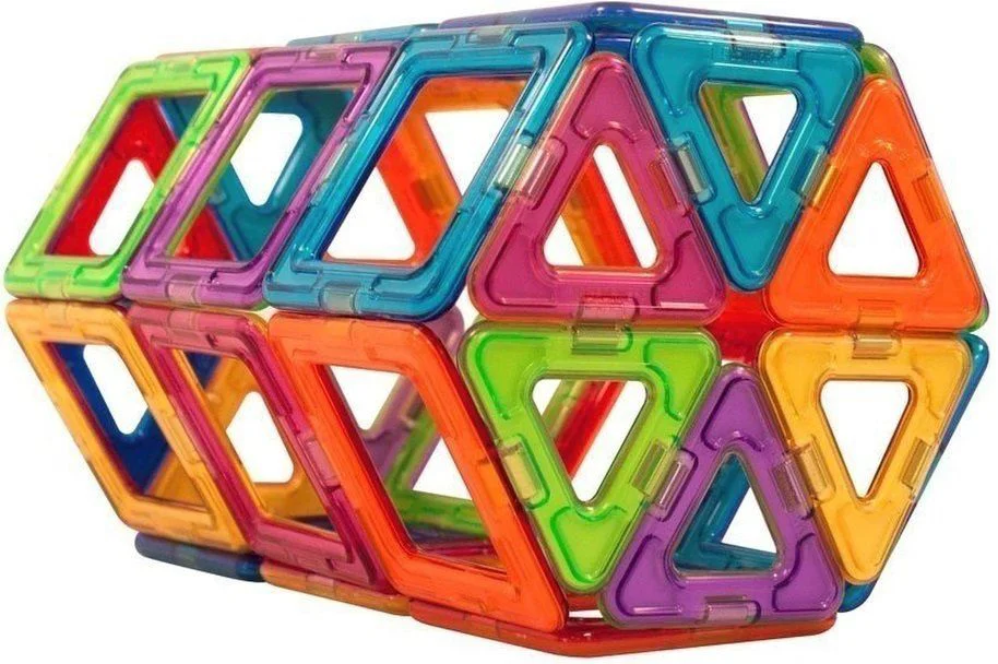 Set de constructie magnetic Magplayer, 30 piese