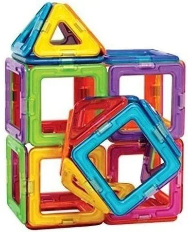 Set de constructie magnetic Magplayer, 45 piese