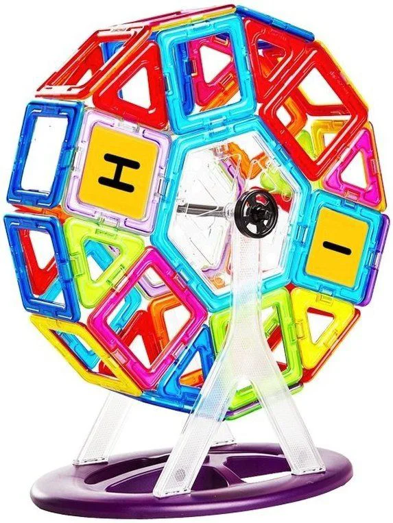 Set de constructie magnetic Magplayer, 72 piese
