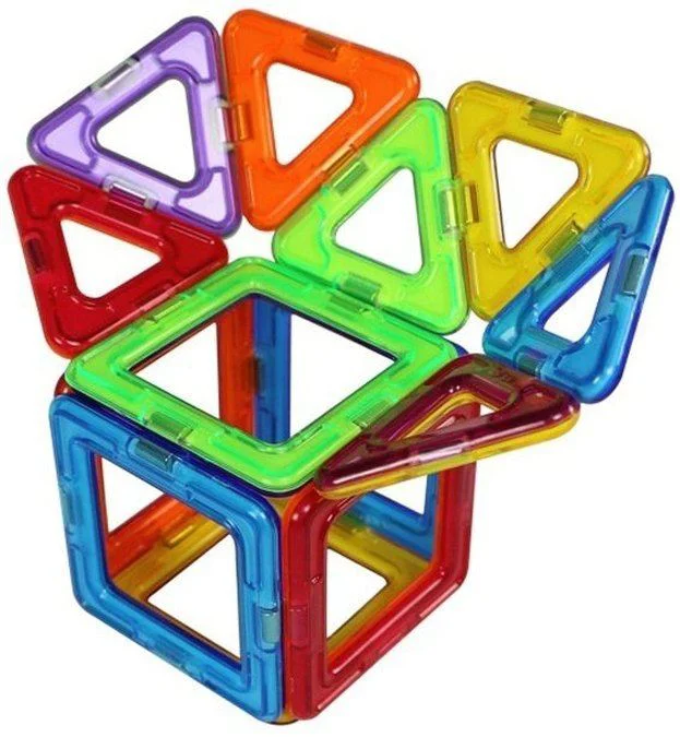 Set de constructie magnetic Magplayer, 72 piese