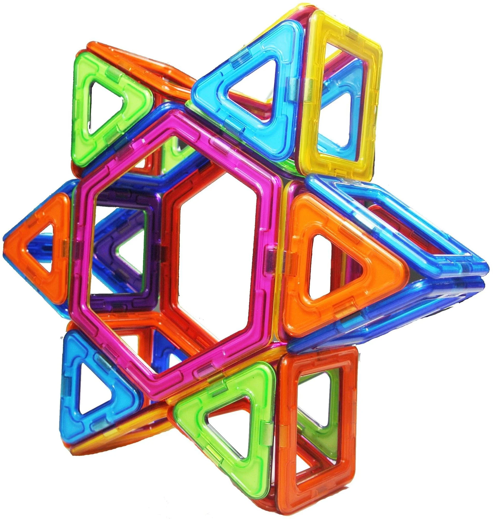 Set de constructie magnetic Magplayer, 72 piese