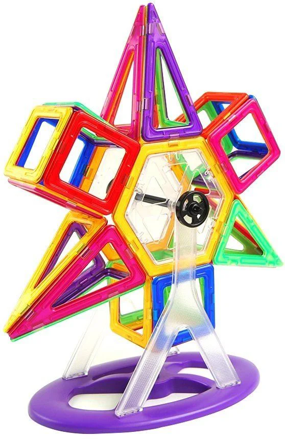 Set de constructie magnetic Magplayer in cutie, 118 piese