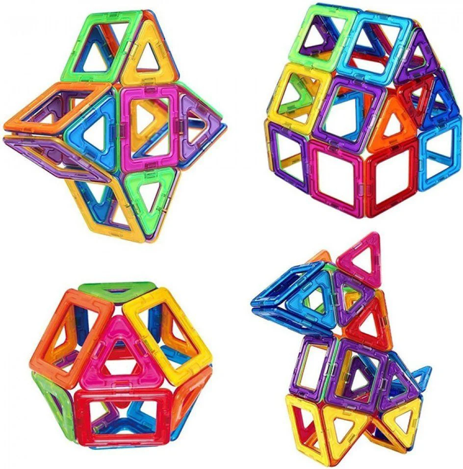 Set de constructie magnetic Magplayer in cutie, 88 piese