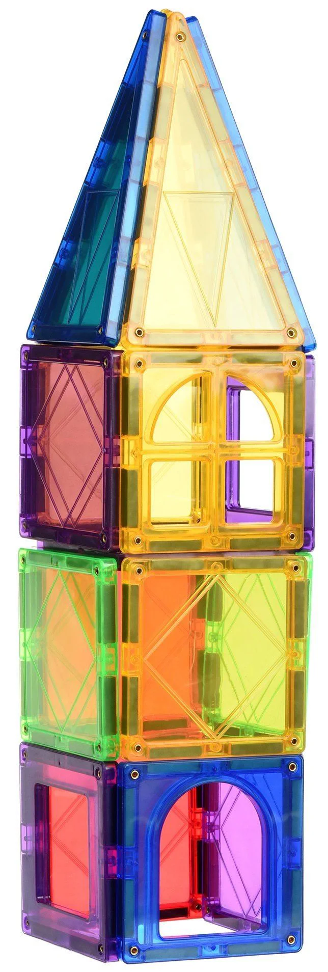 Set de constructie Magplayer placi magnetice, 32 piese