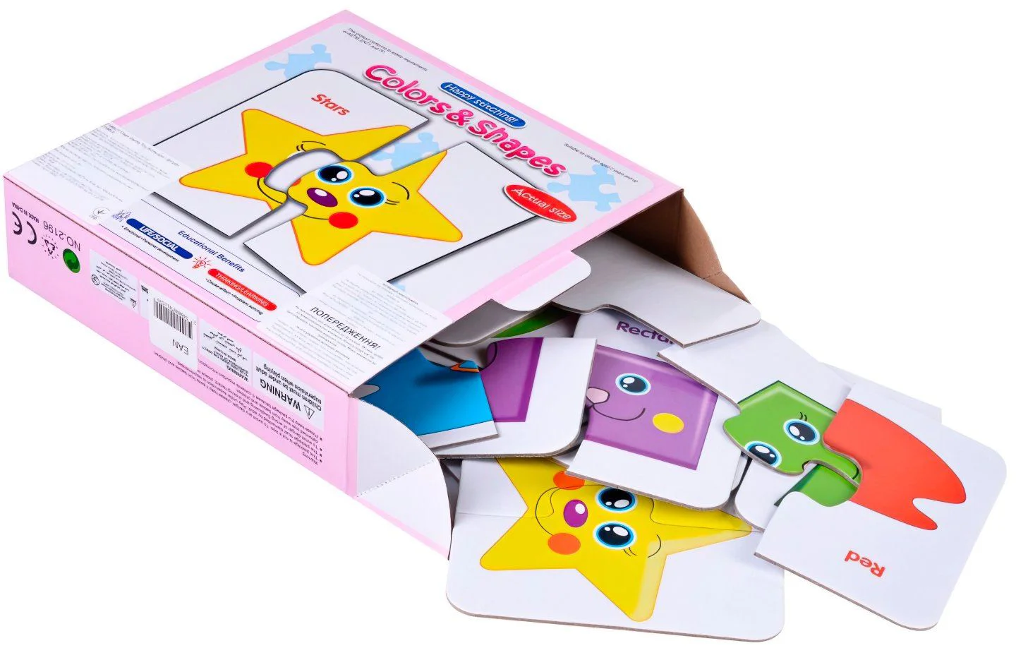 Пазл Same Toy Цвета и формы, 25 эл.