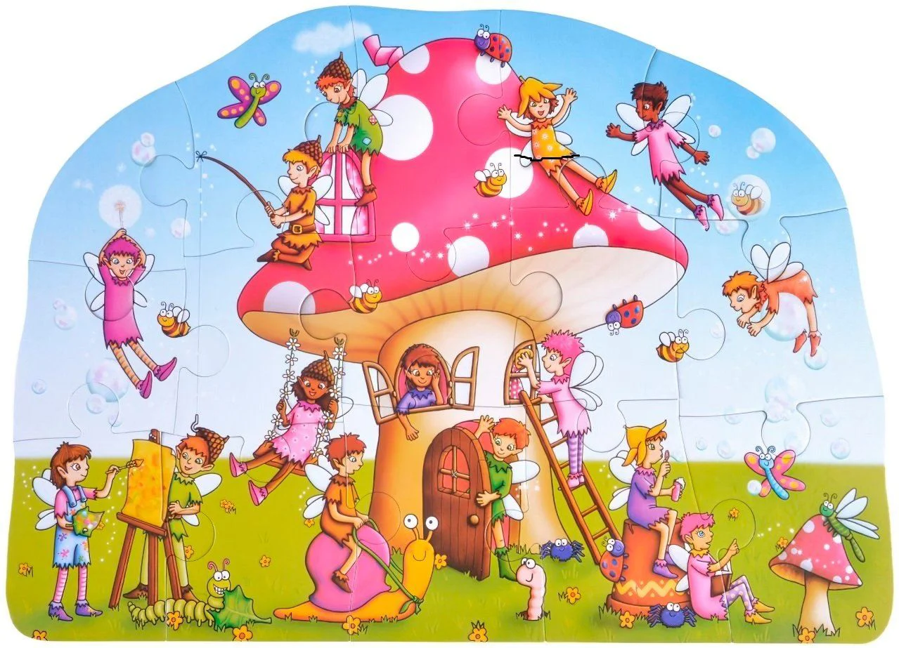 Puzzle Same Toy Casuta Fermecata, 15 piese