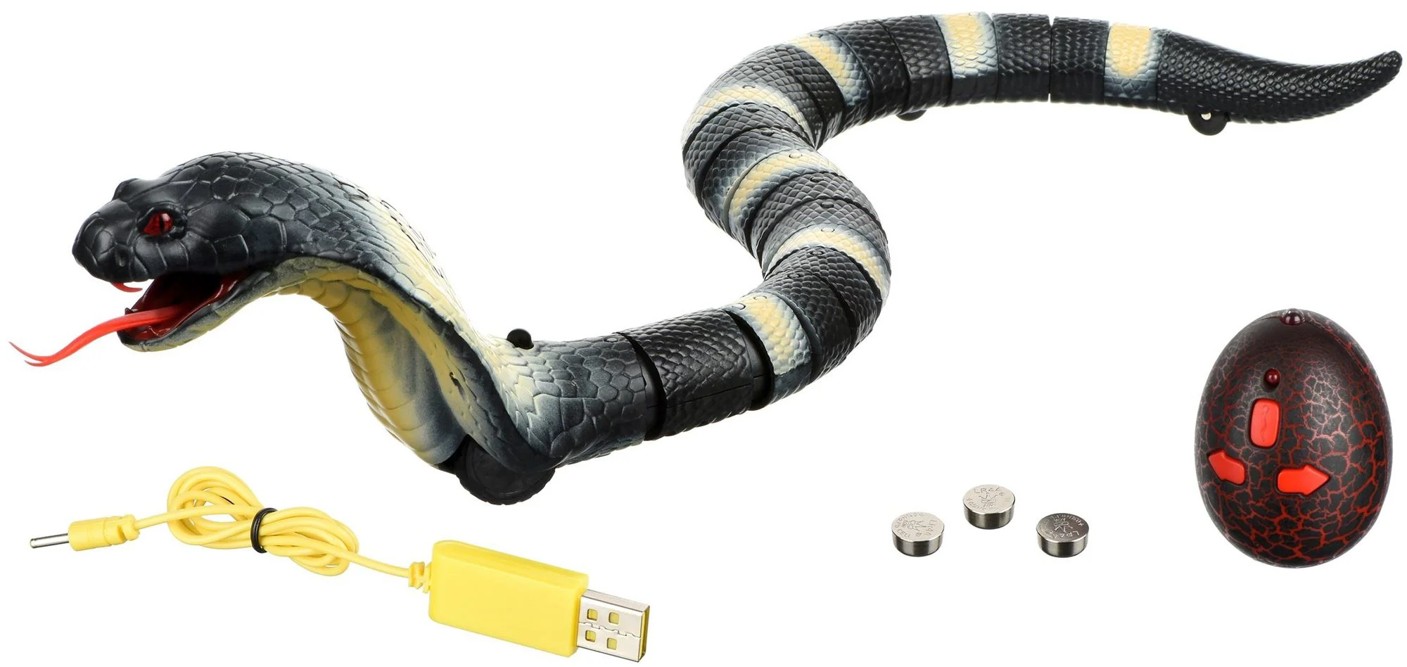 Радиоуправляемый робот Same Toy Real Cobra Серый