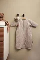 Sac de dormit cu maneci detasabile Jollein Fox Nougat, 70 cm foto