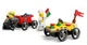 LEGO City - Pachet de curse Furgoneta de pizza vs. Camion de Pompieri foto