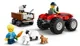 LEGO City - Tractor agricol rosu cu remorca si oi foto