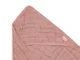 Полотенце Jollein Wrinkled Cotton Rosewood с капюшоном, 75x75 см