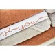 Cearsaf pentru patut Jollein Love you Nougat, 120x150 cm foto
