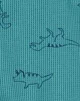 Carter's Set 2 piese Turquoise Dino Hood - Pantaloni si body foto