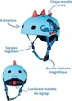 Защитный шлем Micro PC 3D Scootersaurus S foto