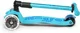 Trotineta Micro Maxi Deluxe Foldable LED Bright Blue foto