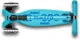 Trotineta Micro Maxi Deluxe Foldable LED Bright Blue foto