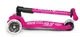 Trotineta Micro Maxi Deluxe Foldable LED Shocking Pink foto