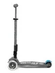 Trotineta Micro Maxi Deluxe Foldable LED Volcano Grey foto