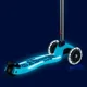Trotineta Micro Maxi Deluxe Glow LED Plus Crystal Blue foto