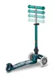 Складной самокат Micro Mini Deluxe Foldable Eco LED Green