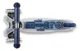 Trotineta Micro Mini Deluxe Flux LED Navy foto