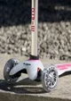 Trotineta Micro Mini Deluxe Flux LED Neon Pink foto