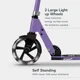 Trotineta Micro Cruiser LED Purple