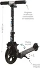 Trotineta Micro Eazy Black foto