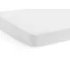 Cearsaf cu elastic impermeabil Jollein Terry White, 120x60 cm foto