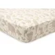 Cearsaf cu elastic Jollein Jersey Animals Nougat, 120x60 cm foto