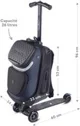 Самокат Micro Luggage Kickpack Black