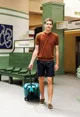 Troller Micro Ride On Luggage Eazy Weekender Forest Green