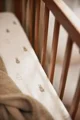 Простыня на резинке Jollein Jersey Happy Miffy Olive Green, 120x60 см foto