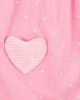 Carter's Летний комбинезон розовый Pink Heart Pockets