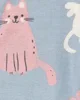 Carter's Пижама Grey-Pink Cat
