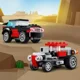 Set de constructie 3 in 1 LEGO Creator Camioneta-platforma cu elicopter, 270 el. foto